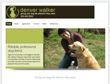 Tablet Screenshot of denverwalker.com